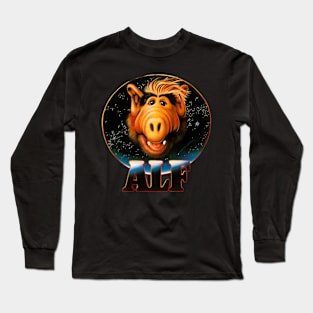 ALF- Outer Space Logo Long Sleeve T-Shirt
